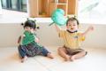 0～2歳の梅雨あそび、PLAY! PARKでカエルに変身！キラ
