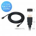 4K映像も音声も安定伝送できる5mのHDMI ver.1.4 認証