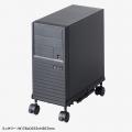 重いデスクトップPCをラクに移動幅・奥行きを自由に調