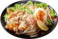 異なる食感のシャキシャキ薬味と特製ポン酢でたっぷり