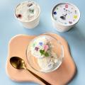 ひとくちごとに鉱物のカケラがきらめく「鉱物アイス」
