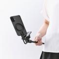 幅広い場所でハンズフリー撮影が楽しめる！磁力で簡単