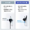 周囲の音が聞こえて安心！充電台付きオープンイヤー型
