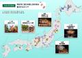 訪日外国人旅行者の滞在が特定月に集中するエリアを分