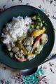 季節や体調に寄り添う5色の薬膳カレー。いつもの食材