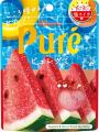 夏の風物詩“塩スイカ”をピュレグミで表現 カンロ 「 夏の風物詩“塩スイカ”をピュレグミで表現 カンロ 「