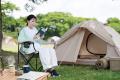 日傘いらずで両手は自由。全方向シェードで自分だけの