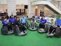 コムチュア、パラアスリート社員参加の車いすラグビー