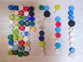 海をこえて4か国から届いたペットボトルキャップ77個 海をこえて4か国から届いたペットボトルキャップ77個