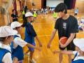シーホース三河 #5 元澤誠選手が安城市立梨の里小学校