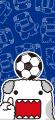 サッカー日本代表応援！「サッカー×どーもくん」 壁紙