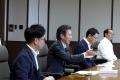 福岡県庁にて、福岡県産食材を使用した「福岡名物にな 福岡県庁にて、福岡県産食材を使用した「福岡名物にな