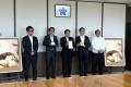 福岡県庁にて、福岡県産食材を使用した「福岡名物にな 福岡県庁にて、福岡県産食材を使用した「福岡名物にな