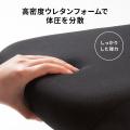 蒸れにくいメッシュ背もたれと、長時間座っても疲れに