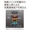 Qi2.2対応で最大25Wの急速充電! 放熱ファン＋強力マグ