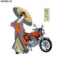 浮世絵風「Honda CB400」Tシャツ登場
