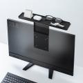モニター裏に電源タップや小物を収納できるVESA取り付