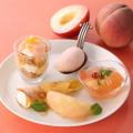 【キハチ 青山本店】みずみずしい白桃スイーツを楽し