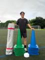 現役Jリーガー・横山暁之選手、横浜市内の少年サッカ 現役Jリーガー・横山暁之選手、横浜市内の少年サッカ