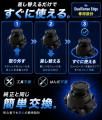 工具・はんだ不要。DualSense Edge用「TMR電磁式ステ