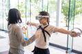未来のスポーツ「VRテコンドー」が城西大学オープンキ