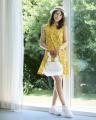 元ミス・ユニバース日本代表の阿部桃子が着こなす、PE 元ミス・ユニバース日本代表の阿部桃子が着こなす、PE