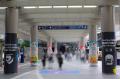 リコーブラックラムズ東京、二子玉川駅に等身大選手グ
