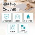 「毎日洗って繰り返し使える」洗えるペットシーツがリ