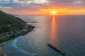 【新潟・上越】サウナの窓いっぱいに、日本海と夕日。
