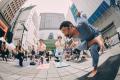 【イベントレポート】東急歌舞伎町タワー前で朝のヨガ