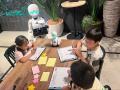 クイズラリーやワークショップなど、分身ロボットOriH