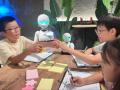 クイズラリーやワークショップなど、分身ロボットOriH
