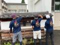 八月八日「屋根の日」に若手かわらぶき職人約200utf-8