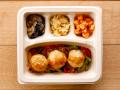 濃厚にんにく味噌を合わせた「鶏つくねのピリ辛ニンニ 濃厚にんにく味噌を合わせた「鶏つくねのピリ辛ニンニ