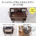 荷物置きの新定番！店舗でもオフィスでも使えるキャス