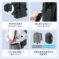 背負えて転がせる！30L大容量キャリーリュック発売