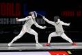 フェンシング　世界選手権大会 女子フルーレ団体戦で