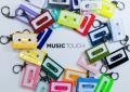 NFCチップ内蔵キーホルダー「MUSIC TOUCH」、グリッタ NFCチップ内蔵キーホルダー「MUSIC TOUCH」、グリッタ