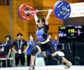 日本体育大学ウエイトリフティング部所属佐藤和花選手 日本体育大学ウエイトリフティング部所属佐藤和花選手