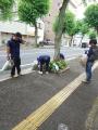 八月八日「屋根の日」に若手かわらぶき職人が全utf-8 八月八日「屋根の日」に若手かわらぶき職人が全utf-8
