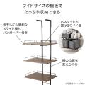 洗濯機を動かさず隙間にスッと設置。つっぱり洗濯機ラ 洗濯機を動かさず隙間にスッと設置。つっぱり洗濯機ラ