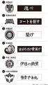アニメ「ハイキュー!!」に登場する学校のマークと横断