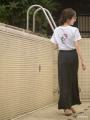 「ミッキーマウス」と「LIFE」のグラフィックTシャツ