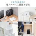 空間にスッと溶け込む卓上マイクロカットシュレッダー
