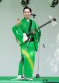 三刀流歌手・彩青が東京・富岡八幡宮例大祭で歌唱ステ 三刀流歌手・彩青が東京・富岡八幡宮例大祭で歌唱ステ