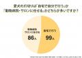 愛犬の爪切り|頻度は「1ヶ月に1回程度」が最多で64.0 愛犬の爪切り|頻度は「1ヶ月に1回程度」が最多で64.0