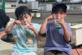 真夏の伊勢崎オートレース場に約10tの雪！親子で楽し