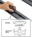 ランクル装着時の高さを2.1m以下に。ルーフレール車専 ランクル装着時の高さを2.1m以下に。ルーフレール車専
