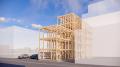 「SE構法」による純木造5階建てビル完成見学会を開催