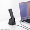 両耳を塞がず快適に通話できる、Type-C/USB A対応の受